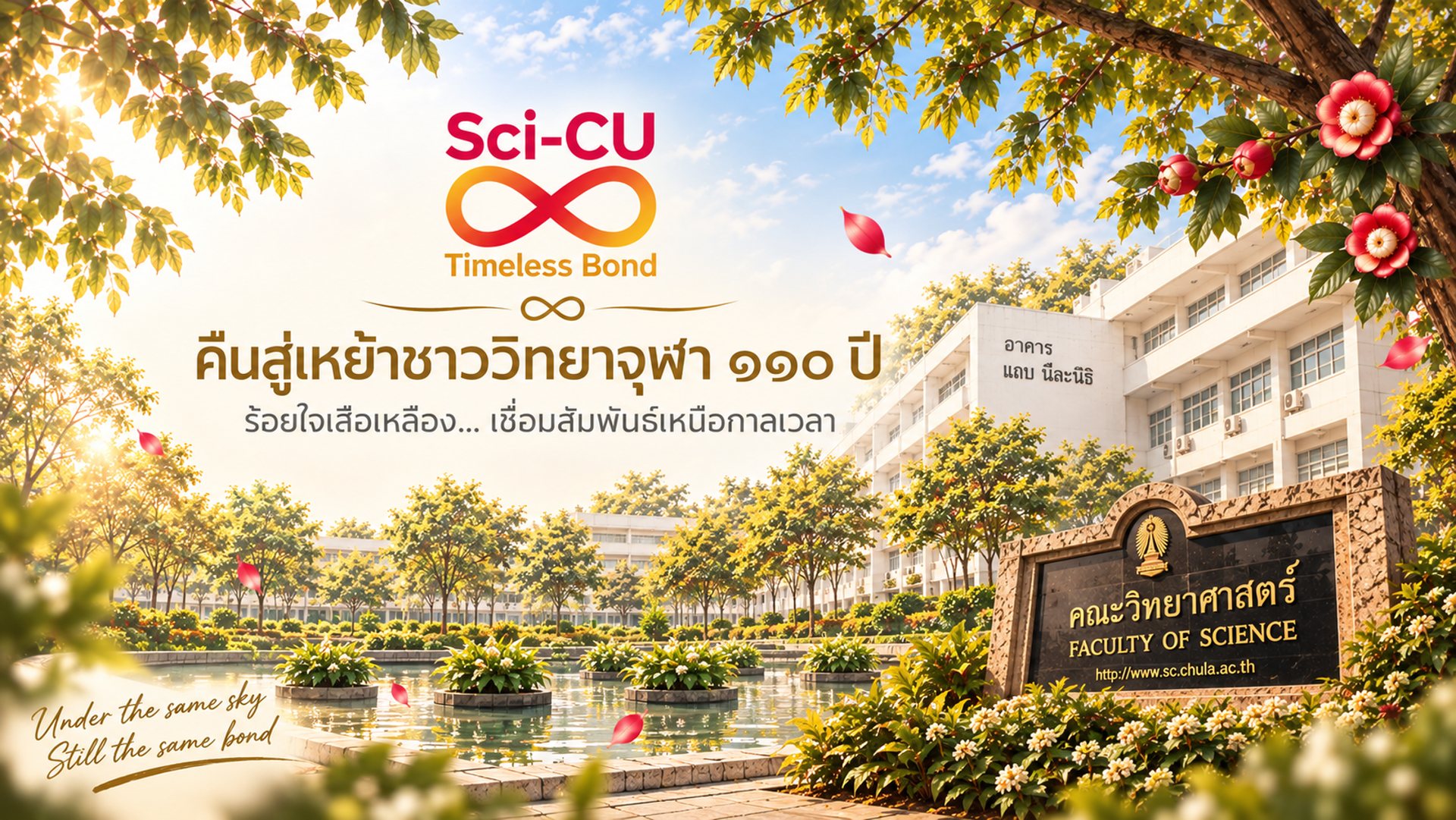 SCI-CU 110 HOMECOMING · TIMELESS BOND — ร้อยใจเสือเหลือง เชื่อมสัมพันธ์เหนือกาลเวลา · 23 January 2027